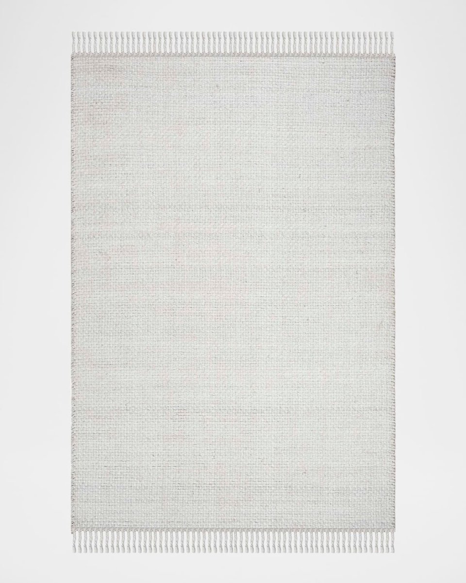 Amalie Bone Flat-Weave Rug, 10' x 14'